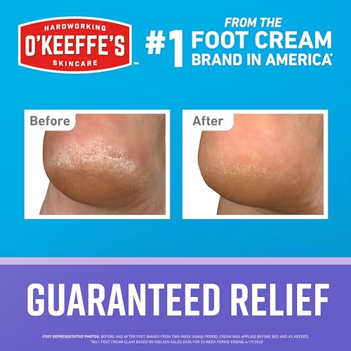 O'Keeffe's Healthy Feet Night Treatment Foot Cream 7 oz Tube Pack of 2