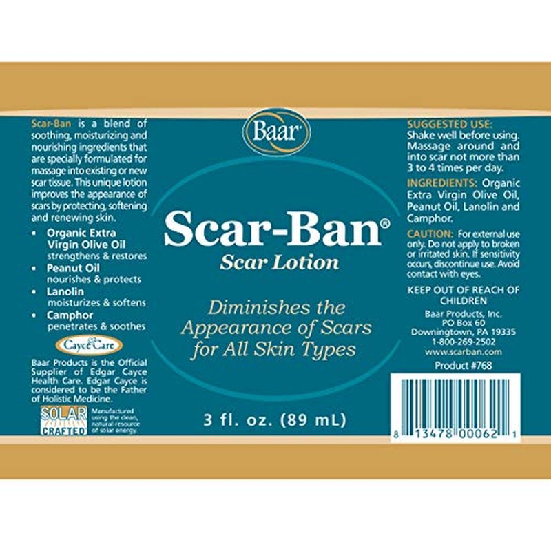 Baar Scar Ban Roll On, 3 oz. (Pack of 2)