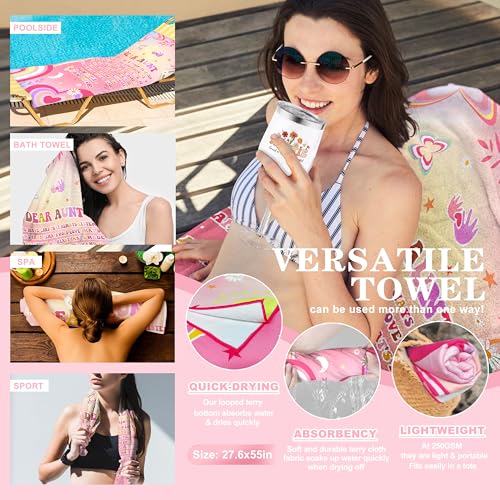 Mother's Day Aunt Gifts from Niece Nephew, Best Aunt Ever Gift, Auntie Birthday Gift Ideas, Auntie Gift Ideas, Get Well Soon Care Package Relaxing Spa Gifts Set for Mother's Day