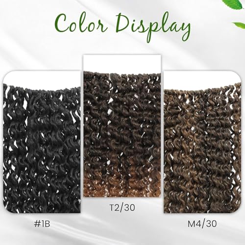 14 Inch Pink Mango Crochet Hair 80 Strands for Black Women, 4-in-1 Short Gogo Curl, Human Hair Synthetic Fiber