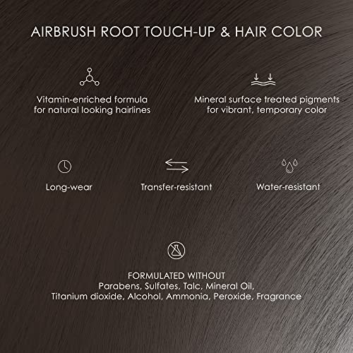 TEMPTU Airpod Airbrush Root Touch-Up & Hair Color Kit - Jet Black