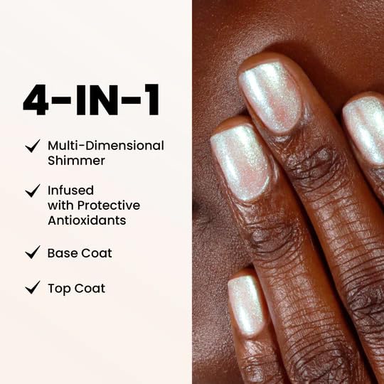 LONDONTOWN Stardust Shimmer Nail Highlighter 0.4 Fl Oz - Buildable, Multi-Dimensional Manicure