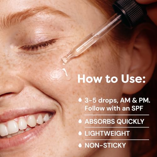 Vitamin C Serum for Face with Hyaluronic Acid - 2 Fl Oz - Brightening & Hydrating