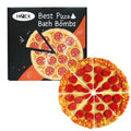 Pizza-Shaped Bath Bombs Gift Set - 8 Colorful Fizzing Slices for Relaxing Baths