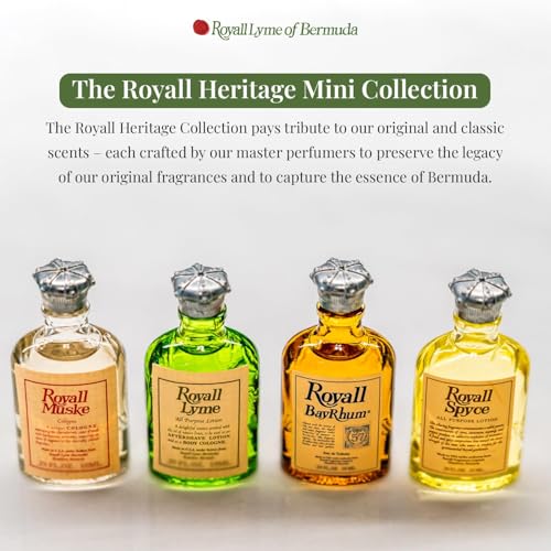 Royall Lyme Bermuda Collection 4-Piece Men’s Fragrance Set, Travel-Size