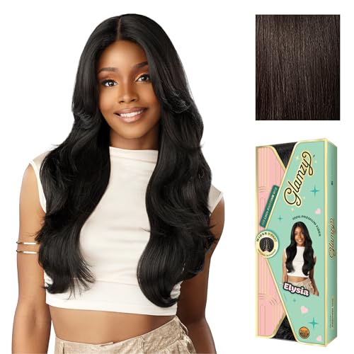 Sensationnel Glamzy Lace Part Wig Elysia - Dark Brown, Glueless, Hand Tied