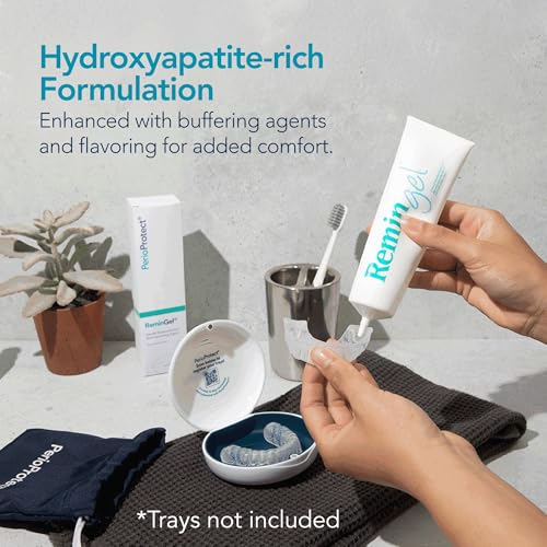 Hydroxyapatite Tooth Remineralization Gel - Strengthen Enamel & Reduce Sensitivity, Fluoride-Free