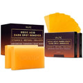 VALITIC Kojic Acid and Turmeric Dark Spot Corrector Soap ? Skin Care Cleansing Duo - 2 Soap Bars and 200 Melting Paper Sheets - Infused with Vitamin C, Retinol and Collagen