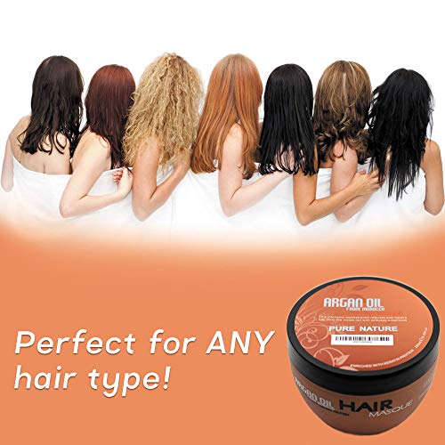 Moroccan Argan Oil Shampoo Conditioner Hair Mask Set - Natural & Sulfate-Free