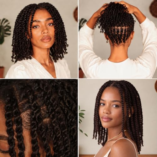 1b Natural Black Afro Kinkys Human Hair for Braiding - 12 Inch 100g Bulk