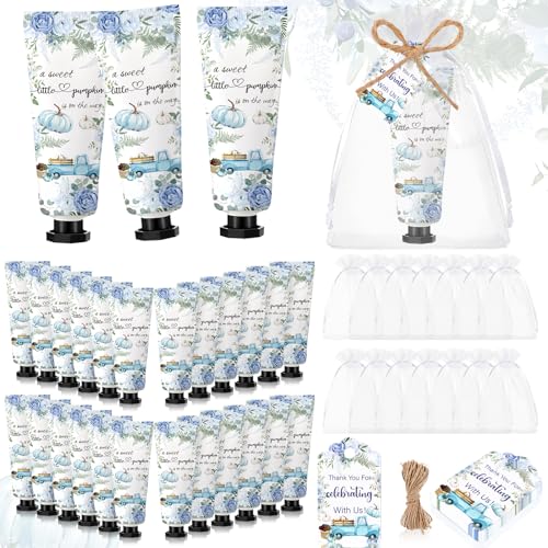 Dansib Blue Pumpkin Fall Hand Cream Set - 48 Pack Halloween Gift Favors