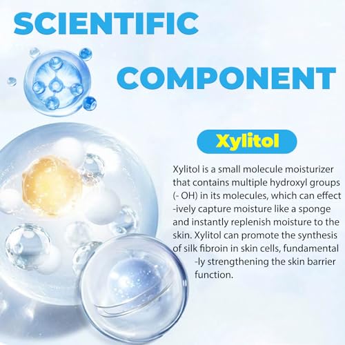 Elitzia Skin Care Oxygen Facial Machine Essence Oxygen Device for Skin 1.69 fl.oz Xylitol Nutrient Solution Yellow Hydration Keep Soft & Elasticity Anti Aging & Wrinkle Beauty Care Home Use