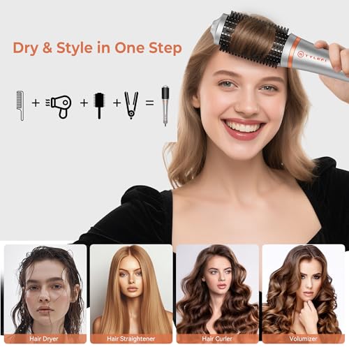 StyleFi XL 1500W Volumizer Hair Dryer Brush for Thick & Curly Hair