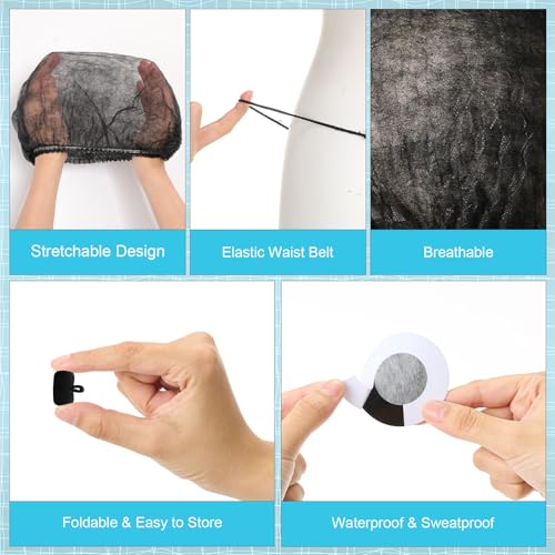 Chicingyou Black Disposable Spray Tan Accessories Kit - 125 pcs, Salon & Home Use