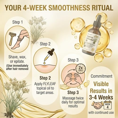 Pure Cyperus Rotundus Oil for Hair Removal & Growth Inhibition - 2oz