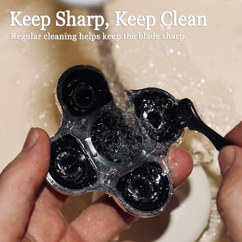 Gorlent 3 Pack Replacement Shaver Heads for Remington Balder Pro XR7000, Dual Track Smooth Close Shave
