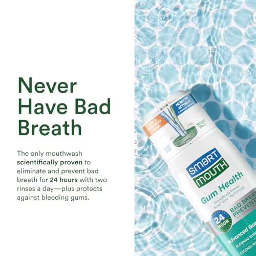 Zinc Activated Mouthwash for Gum Health & Bad Breath Relief 16oz 2-Pack
