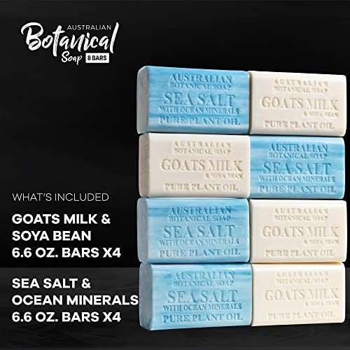 Men's Body & Beard Soap Duo Pack - Goats Milk & Sea Salt Variation