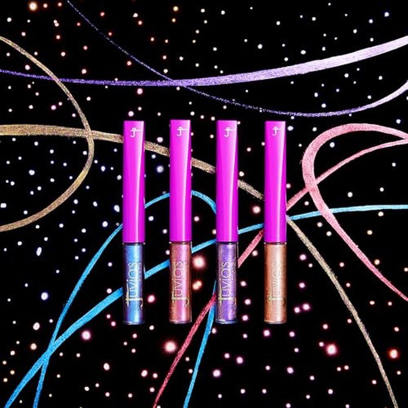 Juvia's Place Afrogalactic Glitter Liner Metaverse - Glitter Liquid, Waterproof, Multi-Dimensional Gel, Metallic Liquid, Holographic, and Iridescent Liner