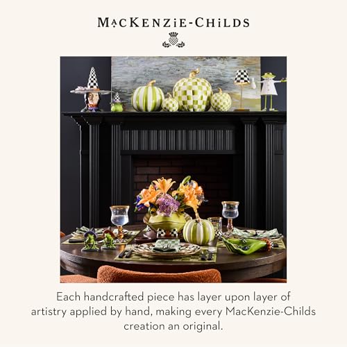 MacKenzie-Childs Small Resin Pumpkin with Fergal’s Spider Fall Decor
