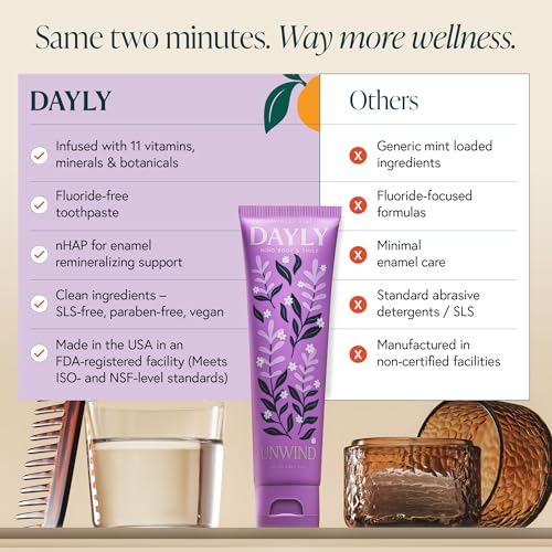 Dayly AM-PM Toothpaste & Adult Oral Care Bundle (PM Adult Variant)