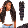 Deep Wave Crochet Human Hair 18 Inch Pre‑Looped 60g - Brown Miracle Knots 4# Variation