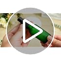 Roshtia 30 Pcs 1 oz Green Frosted Glass Spray Bottles - Refillable & Leakproof