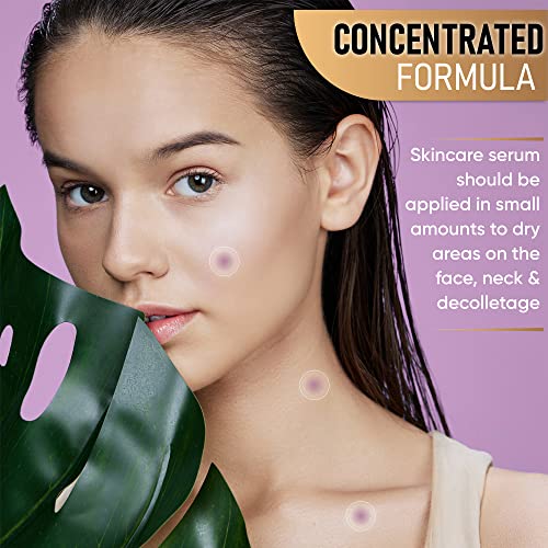 Honey Girl Organics HoneyGlo Regenerating Face Serum, USDA Certified Organic Facial Serum for Women Softens and Moisturizes Skin with Enriched Beehive Ingredients, Vitamin C and EVOO (1 oz)