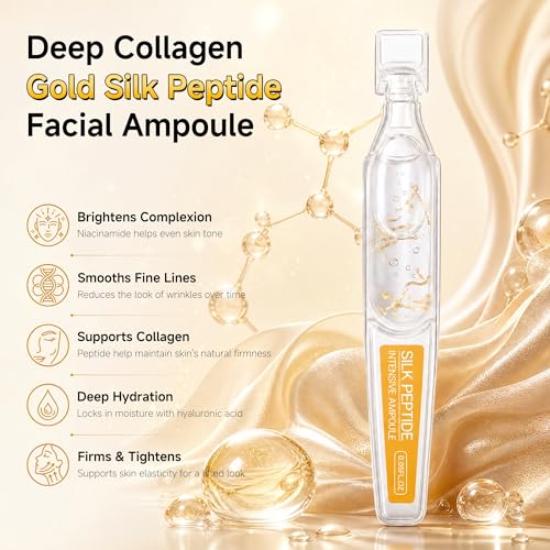 Eustofeyce Deep Collagen Silk Peptide Ampoule for Face 45ml Korean Anti-Aging Serum
