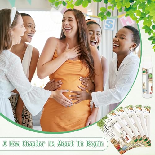 36 Pcs Storybook Baby Shower Lip Balm Favors Honey Cedar Scent Lip Balm Bulk Storybook Theme Party Gifts for Guest Gender Reveal Games Prizes Baptism Party Supplies