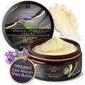 Queen of Shea Lavender Lemongrass All Natural Shea Body Butter 8oz - Organic & Deeply Hydrating
