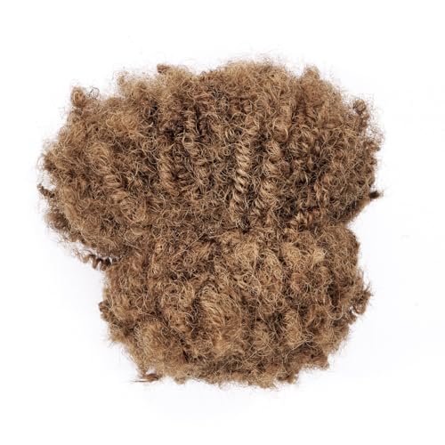 Afro Kinky Human Hair Bulk for Dreadlocks Extensions & Repair - 12 Inch 100g