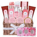 Coconut Melon Spa Gift Basket for Women - 17-Piece Relaxation Set