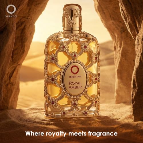 Orientica Luxury Royal Amber Eau De Parfum 2.7oz / 80ml - Fruity Vanilla & Amber Scent - Variation of THIS listing