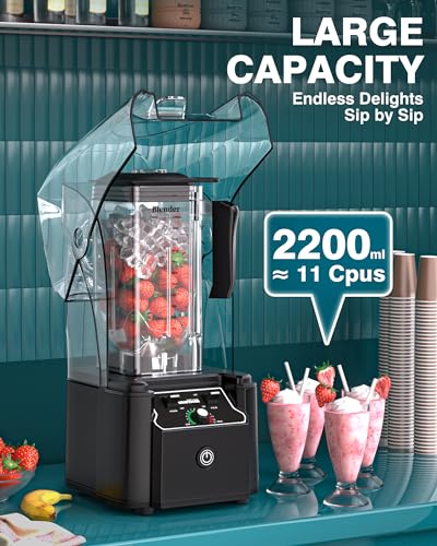 WantJoin 2200ml Blender Cup for K90 Commercial Blender - Strong & Quiet
