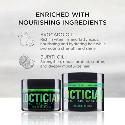 Style Factor LOCTICIAN Green Premium Pomade Unscented 10.1 oz Pack for Locs & Twists
