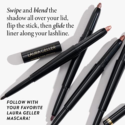 Laura Geller Swipe-n-Line Eyeshadow & Liner Duo Glam - Smokey Purple & Rich Plum
