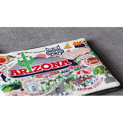 Catstudio University of Arizona Collegiate Zipper Pouch Purse | Holds Your Phone, Coins, Pencils, Makeup, Dog Treats, & Tech Tools