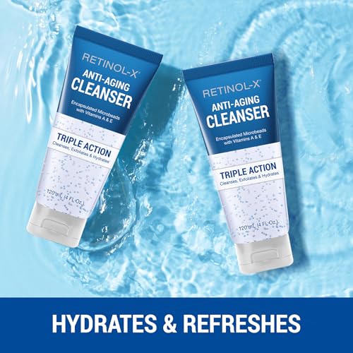 Retinol-X Anti-Aging Facial Cleanser 4 oz Tube - 2 Pack