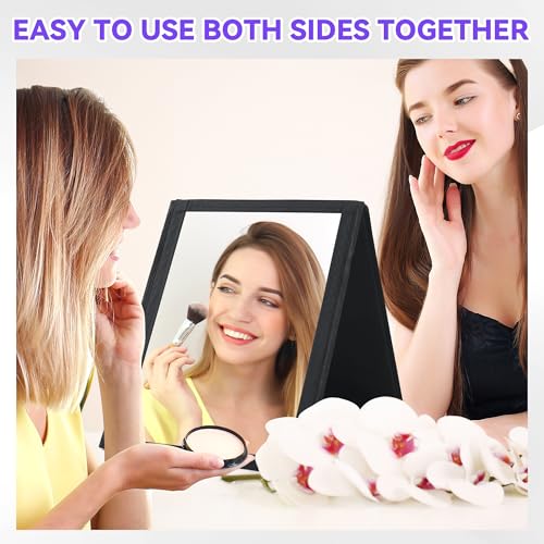 Full Length Folding Travel Mirror with Storage Bag - 47x13in Body & Dance Mirror