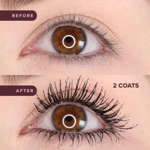 Volumizing and Lengthening Mascara - Black, Peptide & Vitamin B5, Cruelty-Free, Made in Italy - Watch Me!