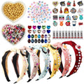 DIY Headband Making Kit with School Themed Accessories - 636 Pieces