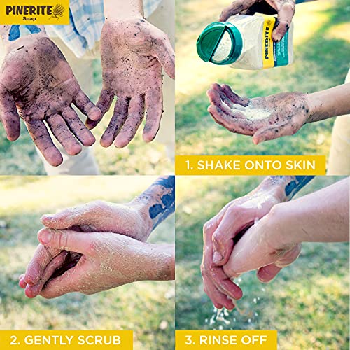 Pinerite Powder Hand Soap, 20 Ounce Pack - Gentle, Eco-Friendly & Biodegradable