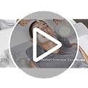 White U-Shaped Coral Fleece Facial Towels - Salon SPA Cleansing Cloths, Pack of 12