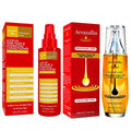 Argan Oil Hair Treatment and Leave-in Mask Set for Damaged Hair - Hydrating Conditioner Spray Bundle