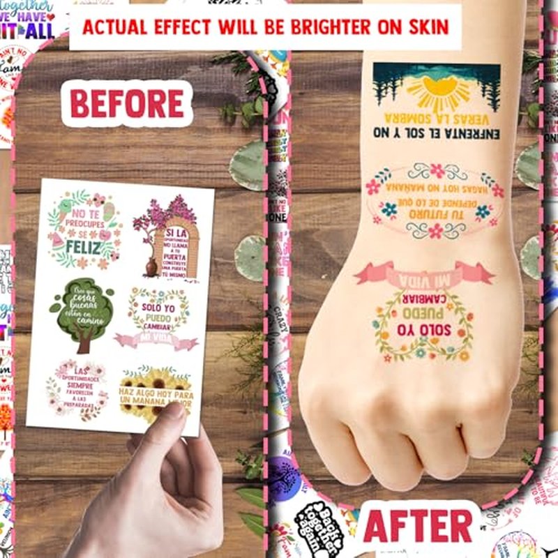 100 PCS Marigold Flower Temporary Tattoos Themed Birthday Party Decorations Favors Supplies D?cor Mexico Dia de Los Muertos Day of The Dead Tattoo Stickers Gifts For Game Boys Girls Classroom School
