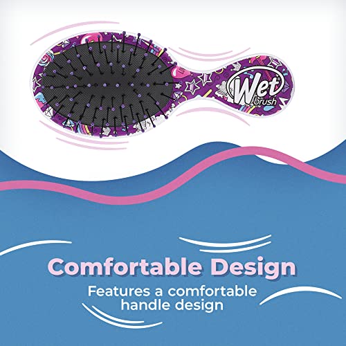 Wet Brush Original Detangler Brush - Moana & Pua, Ultimate Princess Celebration - All Hair Types - Ultra-Soft Bristles Glide Through Tangles with Ease - Pain-Free Comb for Men, Women, Boys & Girls