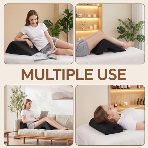 Massage Bolster Pillow for Legs & Support - Waterproof Foam Leg Pillow for Massage & Tattoo
