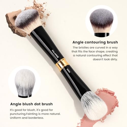 Black 13-Piece Makeup Brush Set with Case - Professional Face & Eye Brushes