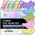 Variety Under Eye Patches (20 Pairs) - Dark Circles & Puffiness Care - Eye Mask for Care - 5 Varieties